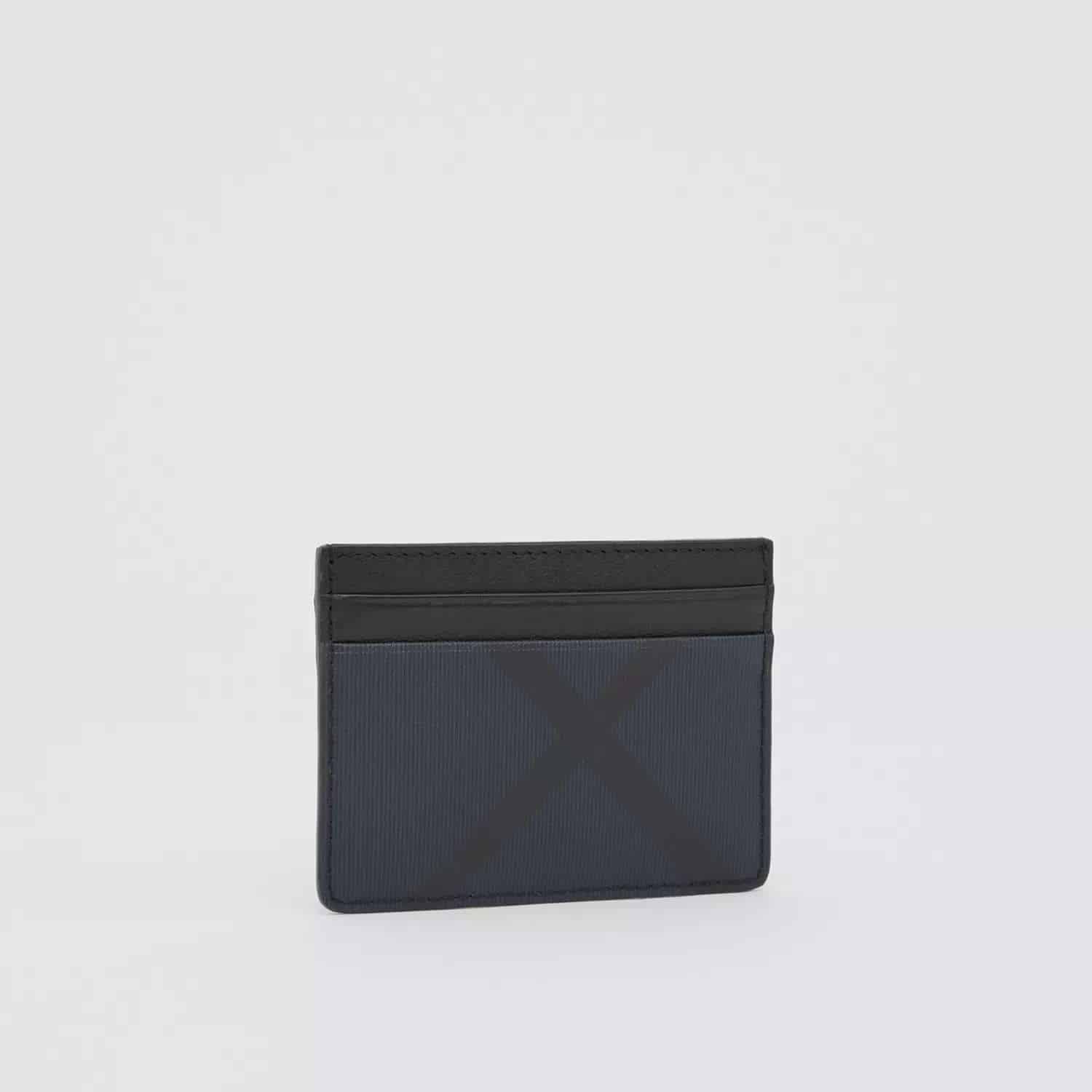 Burberry London Check and Leather Card Case