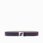 Fendi Blue Romano leather belt