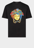 Versace Embroidered Medusa Slim Fit T-Shirt