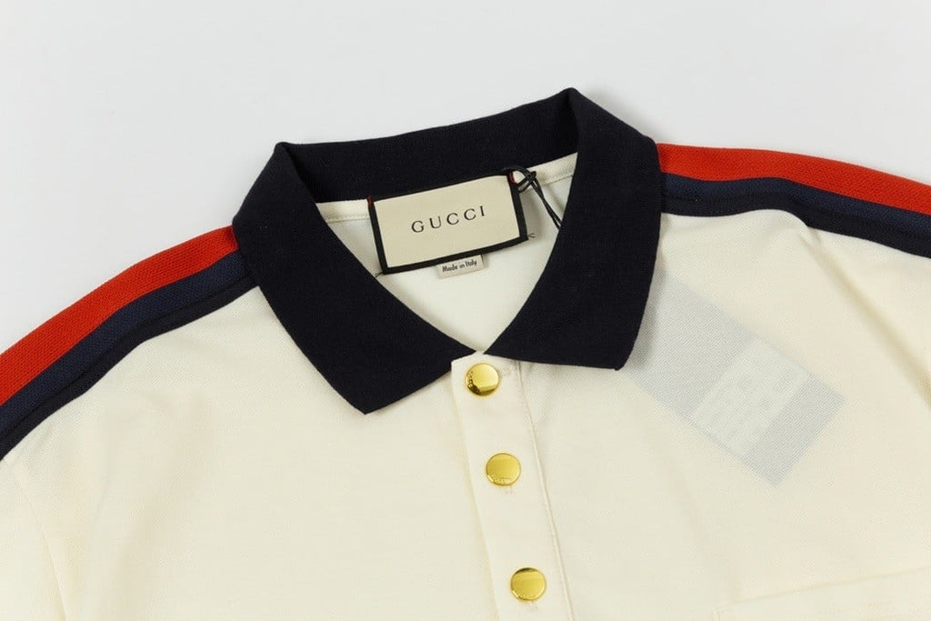Gucci GG Logo Pique Polo Shirt