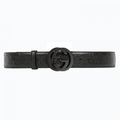 Gucci Signature Leather Belt Matt Buckle