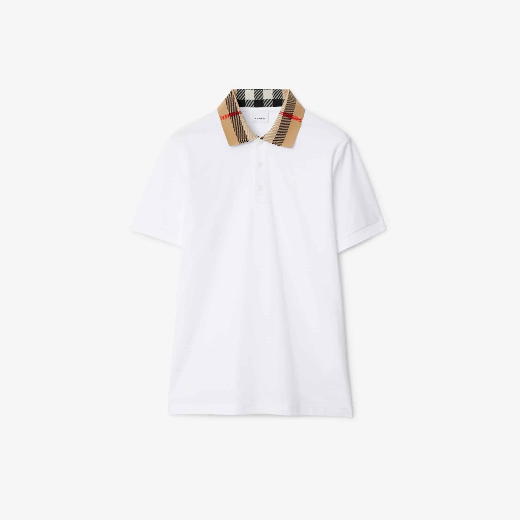 Cotton Polo ShirtPrice undefined Colour: White