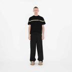 Striped Cotton T-shirtPrice undefined Colour: Black