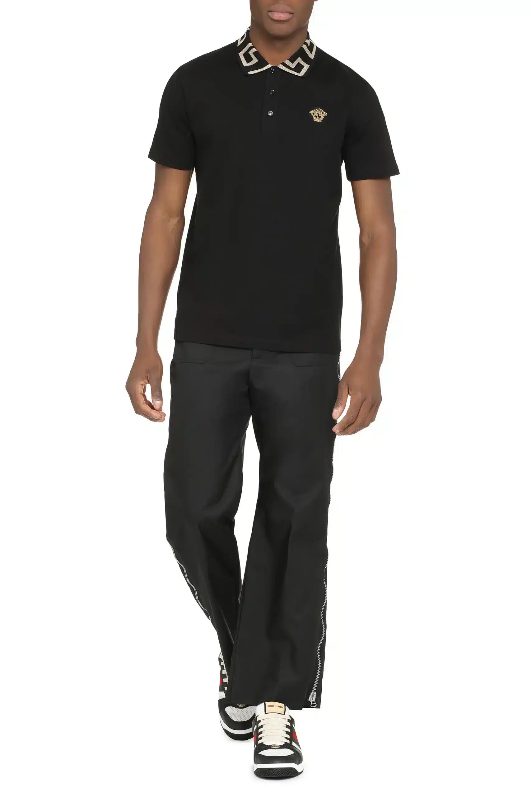 Versace Cotton piqué Polo shirt