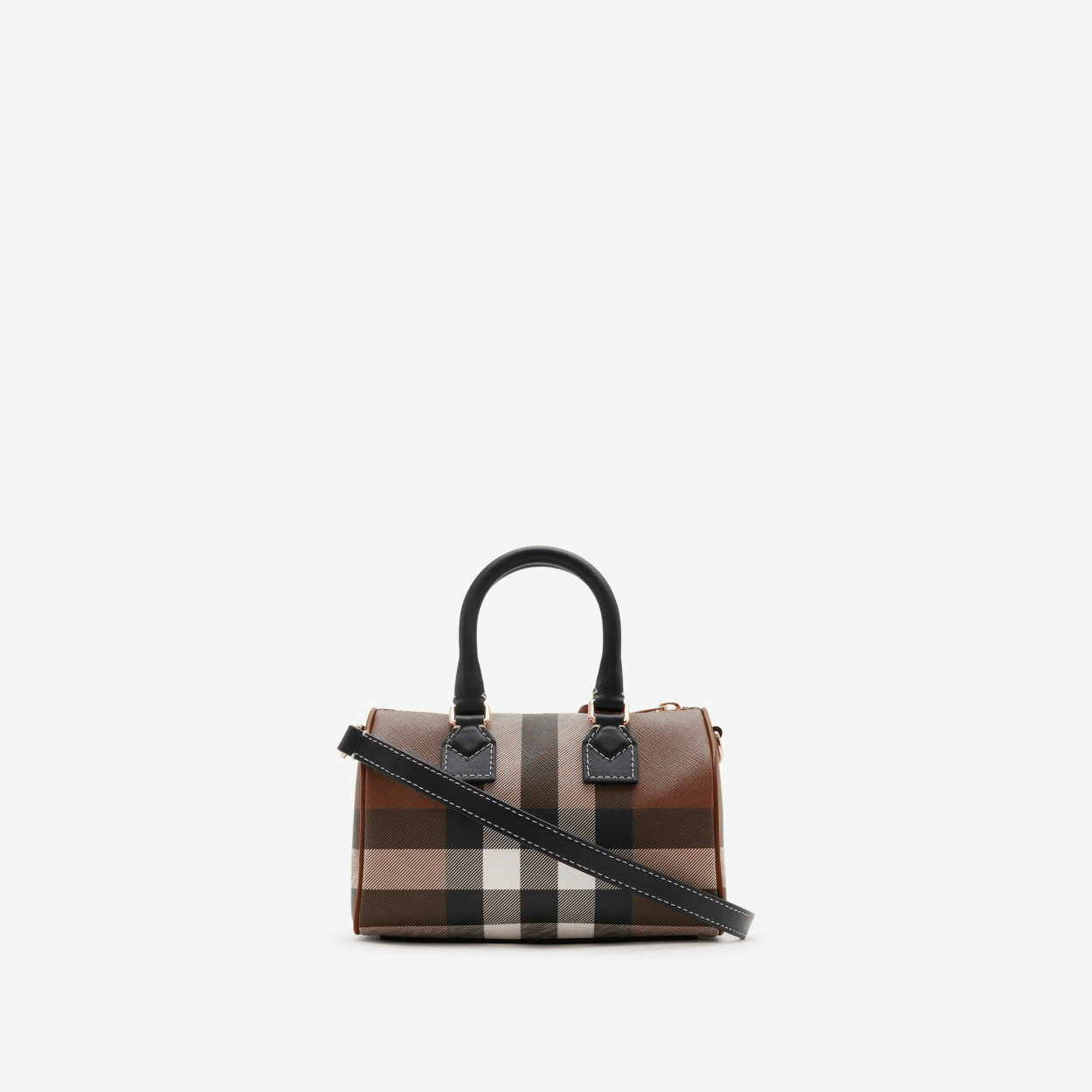 Burberry Check Bowling Bag – Compact &amp; Elegant