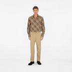 Burberry Regular Fit Check Cotton Shirt