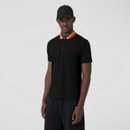 Logo Detail Cotton Piqué Polo Shirt
