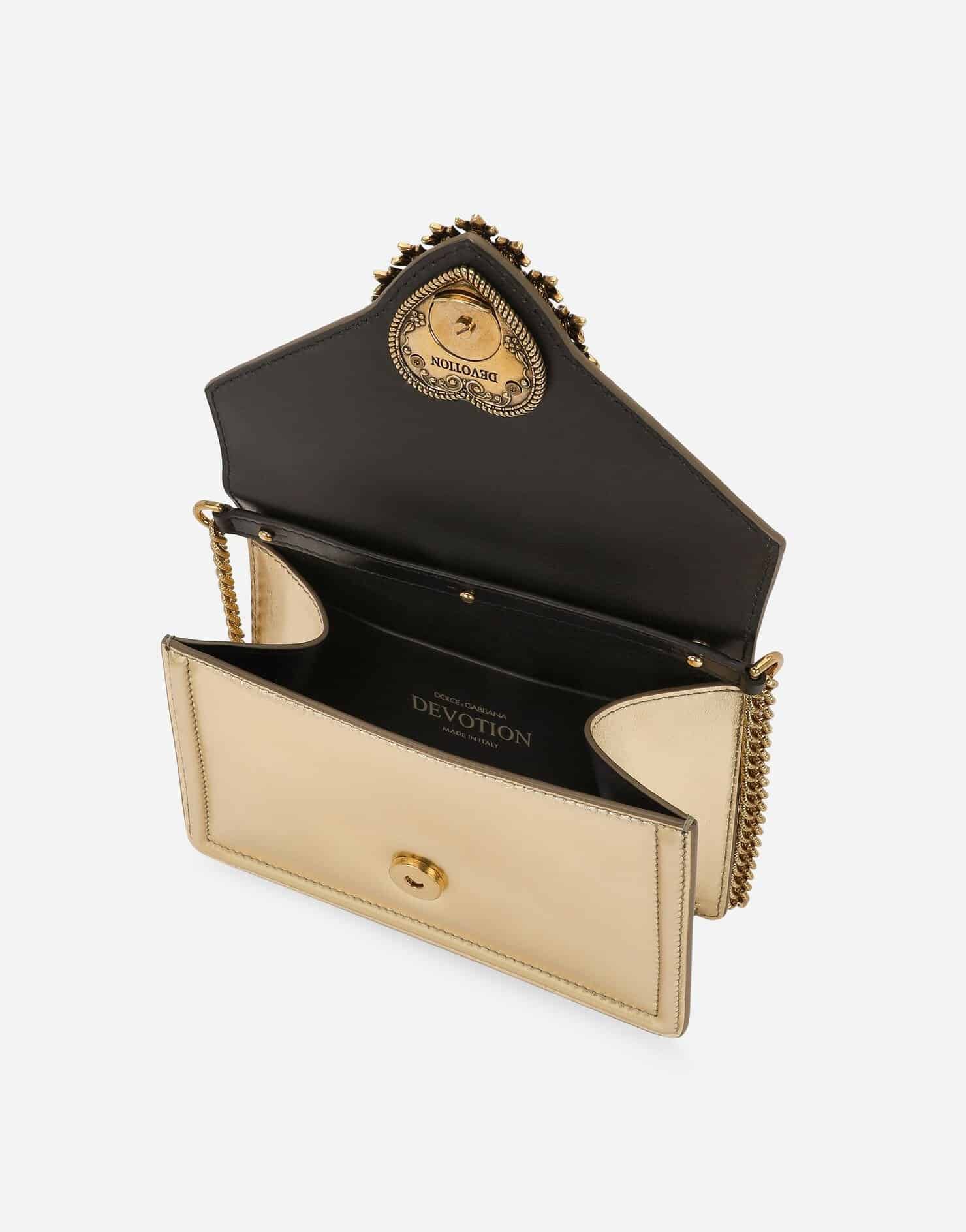 SMALL DEVOTION BAG IN NAPPA MORDORE LEATHER