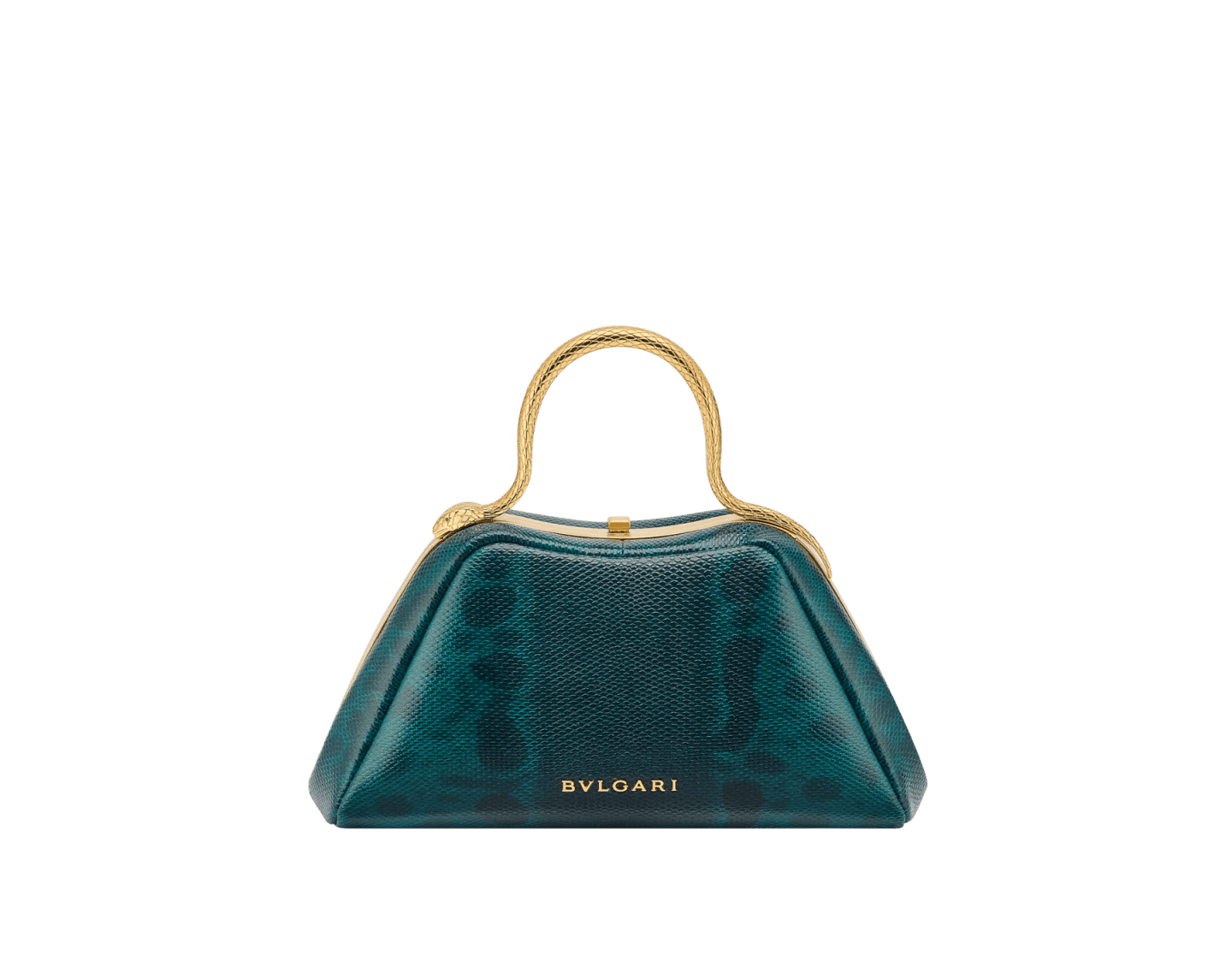 Bvlgari Serpentine Mini Top Handle Bag – Bright Forest Emerald Karung