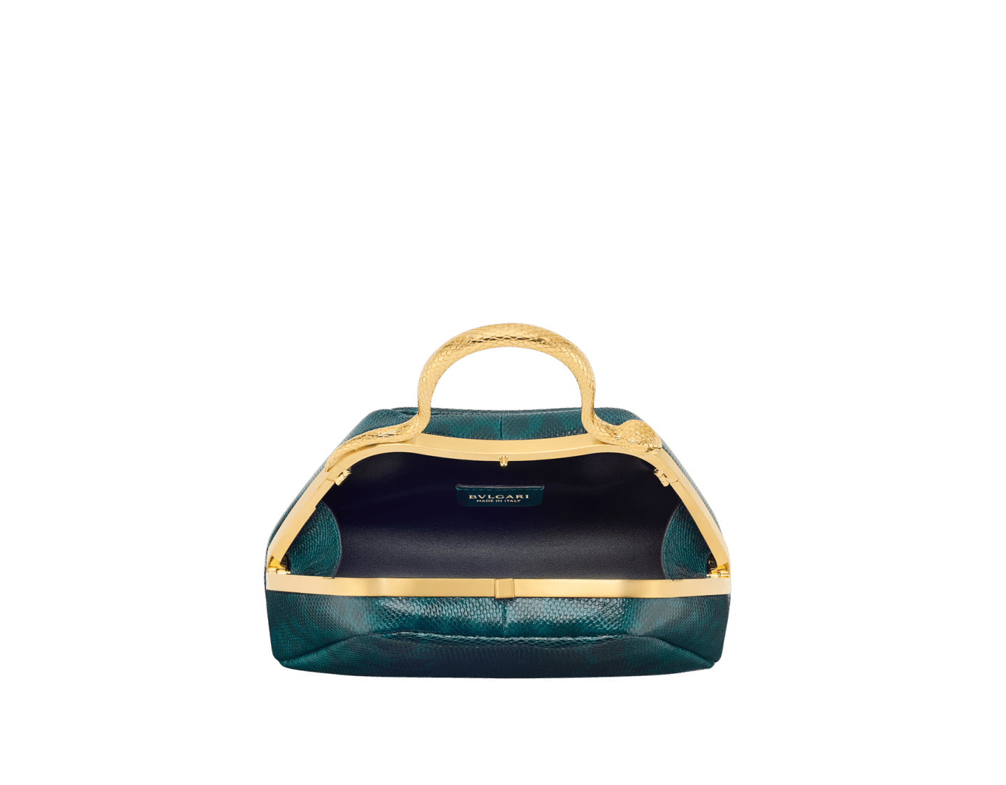 Bvlgari Serpentine Mini Top Handle Bag – Bright Forest Emerald Karung