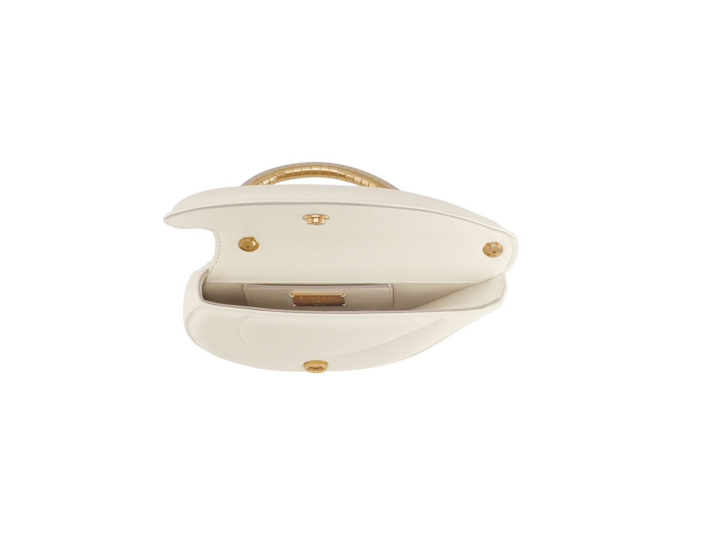 Bvlgari Serpenti Cuore 1968 Top Handle Bag – Perla White