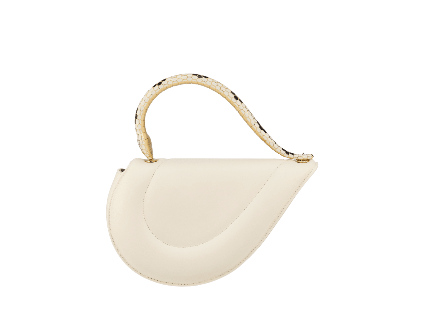 Bvlgari Serpenti Cuore 1968 Top Handle Bag – Perla White