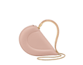Bvlgari Serpenti Cuore 1968 top handle bag in star rose pink calf leather with a serpentine metallic handle and multicolored enamel detailing.