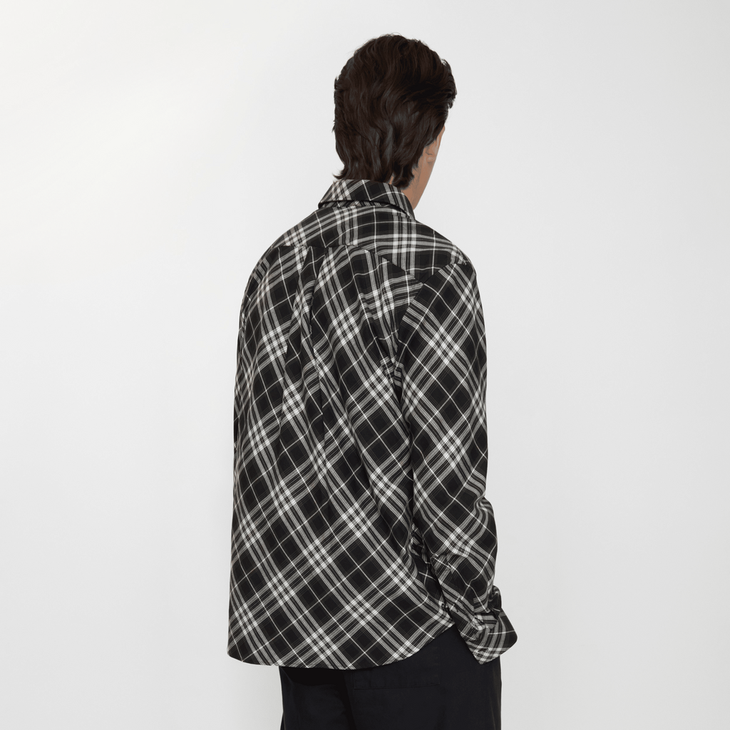 Burberry Relaxed Fit Check Cotton Flannel Shirt