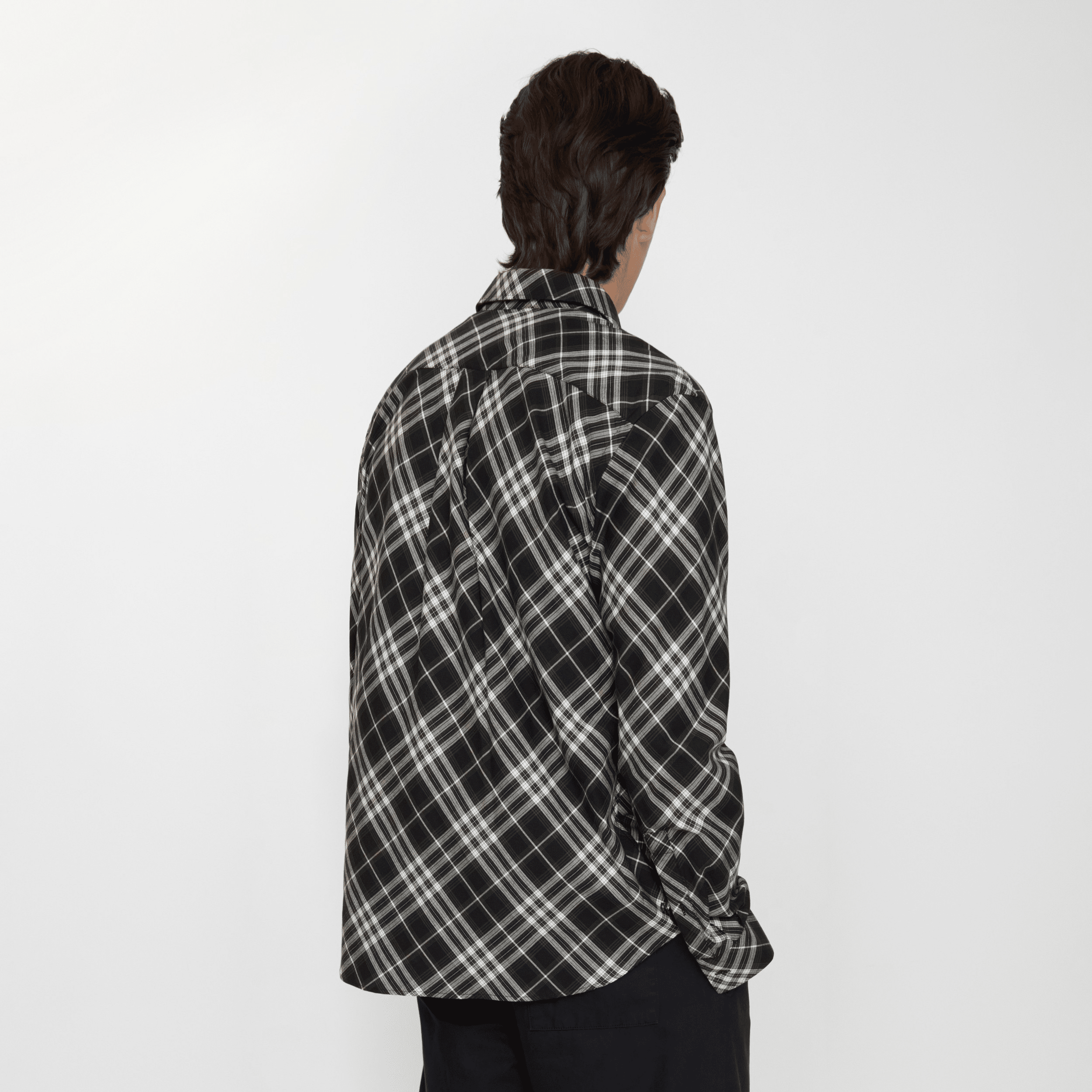 Burberry Relaxed Fit Check Cotton Flannel Shirt