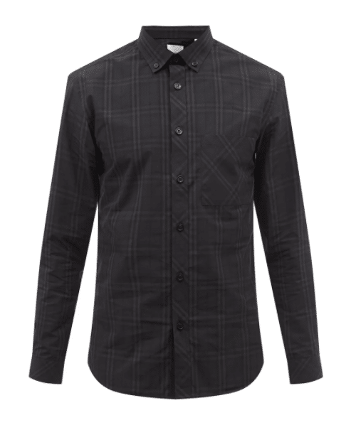 BURBERRY Simms Vintage-check cotton-poplin shirt