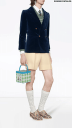 Gucci round-collar cotton shirt