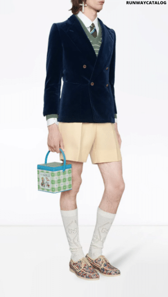 Gucci round-collar cotton shirt