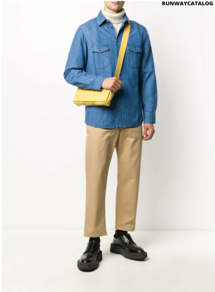 Gucci Interlocking G buttons denim shirt