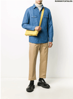 Gucci Interlocking G buttons denim shirt