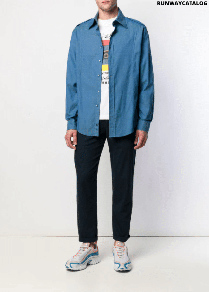 Gucci Pre-Owned 1990's epaulettes shirt