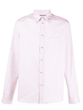Gucci embroidered collar shirt