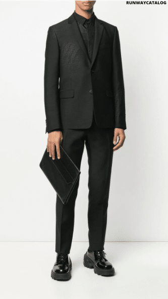 Fendi FF panel buttoned shirt