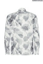 Fendi watercolour-print cotton shirt