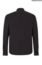 Fendi rhinestone trimmed Alcantara® FF patch shirt
