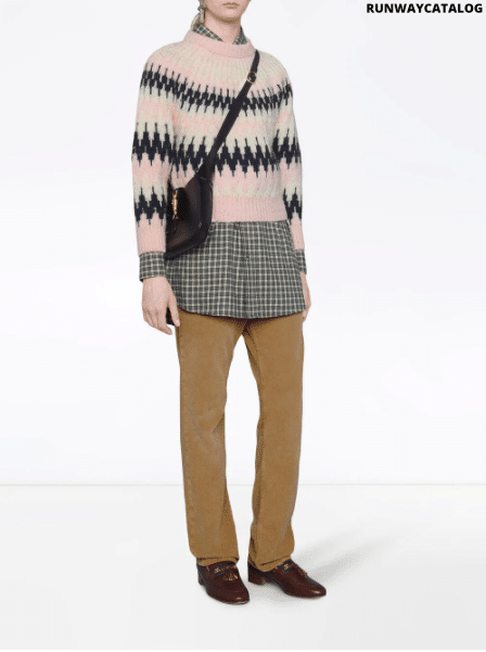 Gucci oversized checked shirt