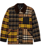 BURBERRY Corduroy and Nylon-Trimmed Patchwork Cotton-Flannel Overshirt