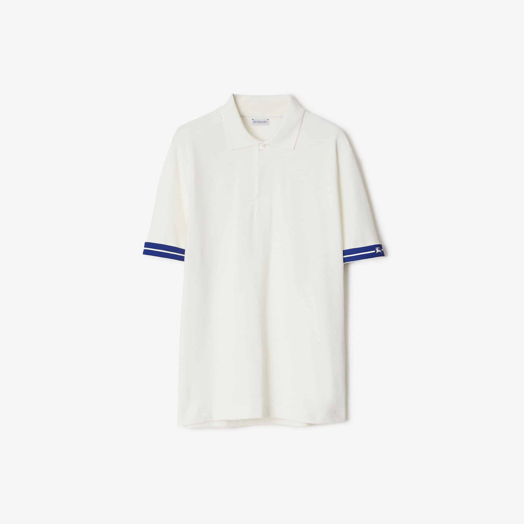 Cotton Polo ShirtPrice undefined Colour: Chalk