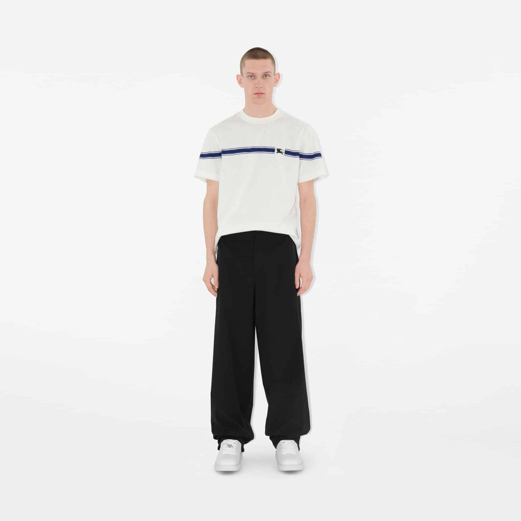 Stripe Cotton T-shirtPrice undefined Colour: Salt