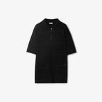 Striped Cotton Polo ShirtPrice undefined Colour: Black