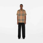 Check Cotton Polo ShirtPrice undefined Colour: Archive Beige