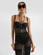 Lace midi dress