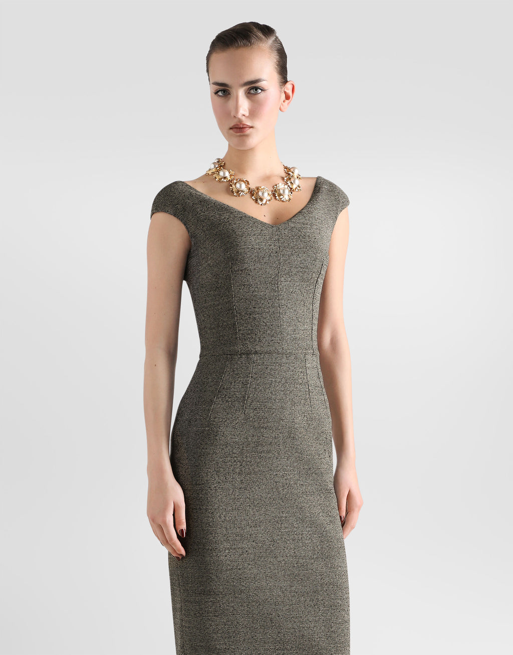 Wool sheath dress