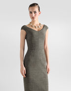 Wool sheath dress