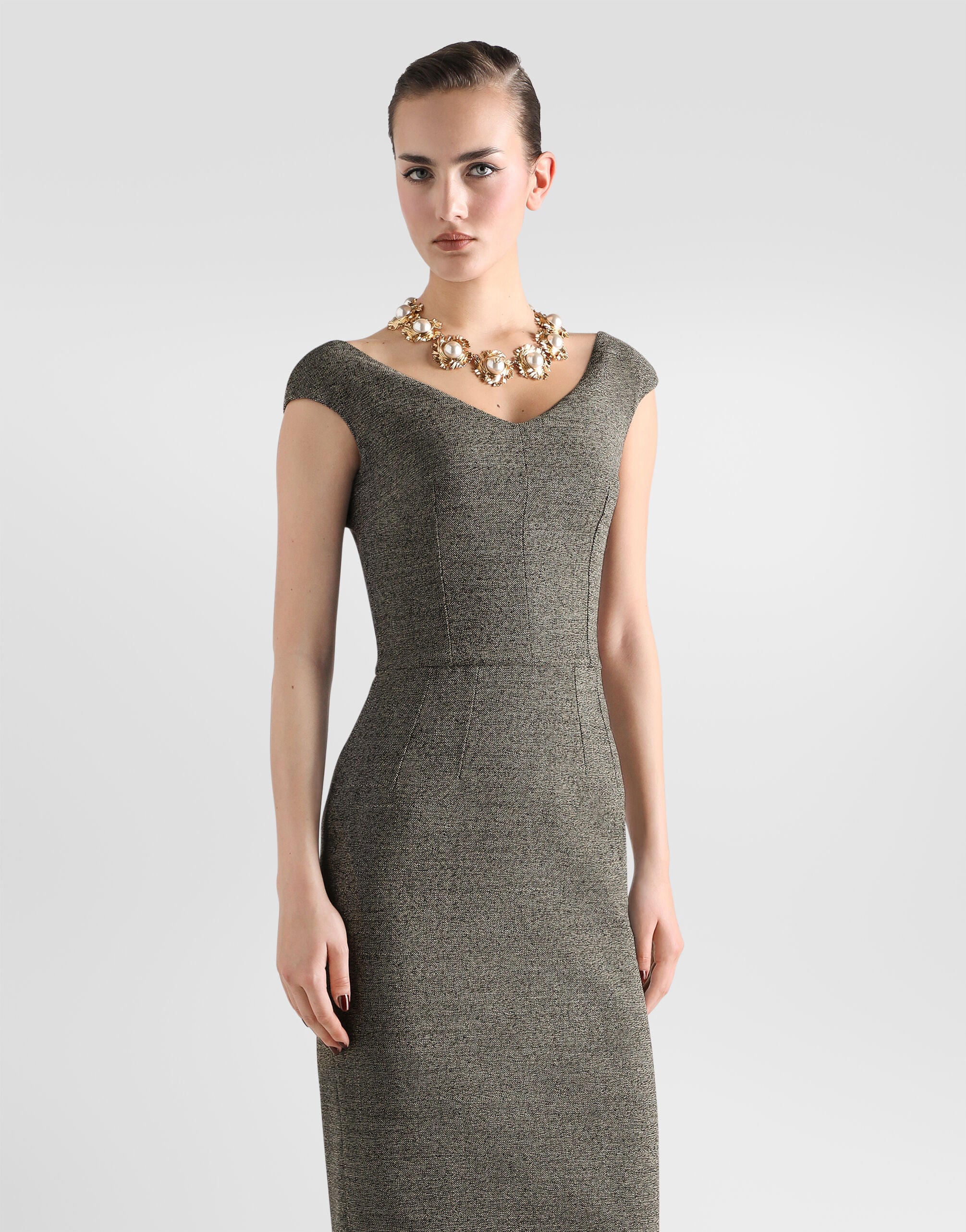 Wool sheath dress