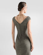 Wool sheath dress