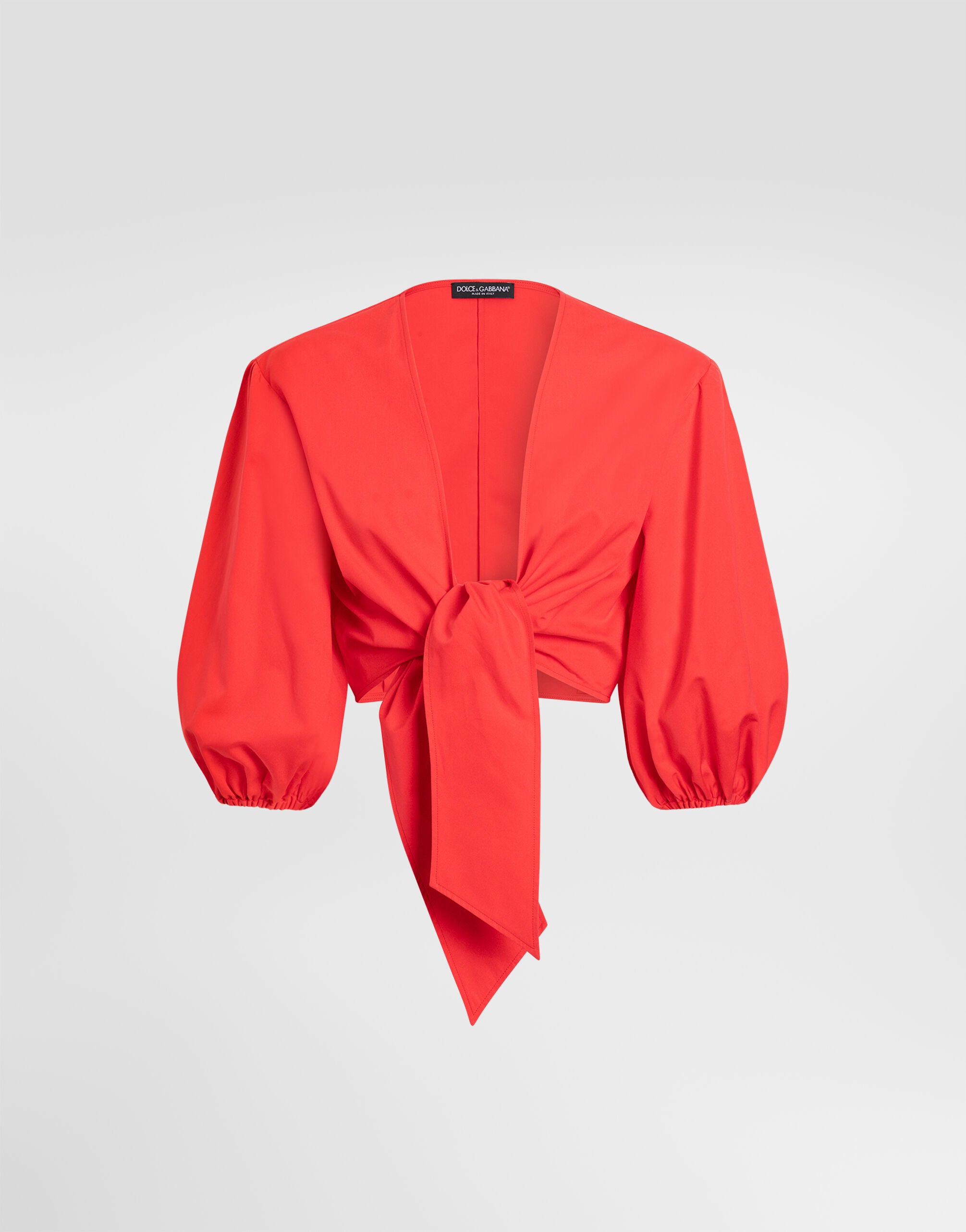 Cotton poplin top