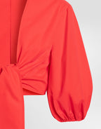 Cotton poplin top