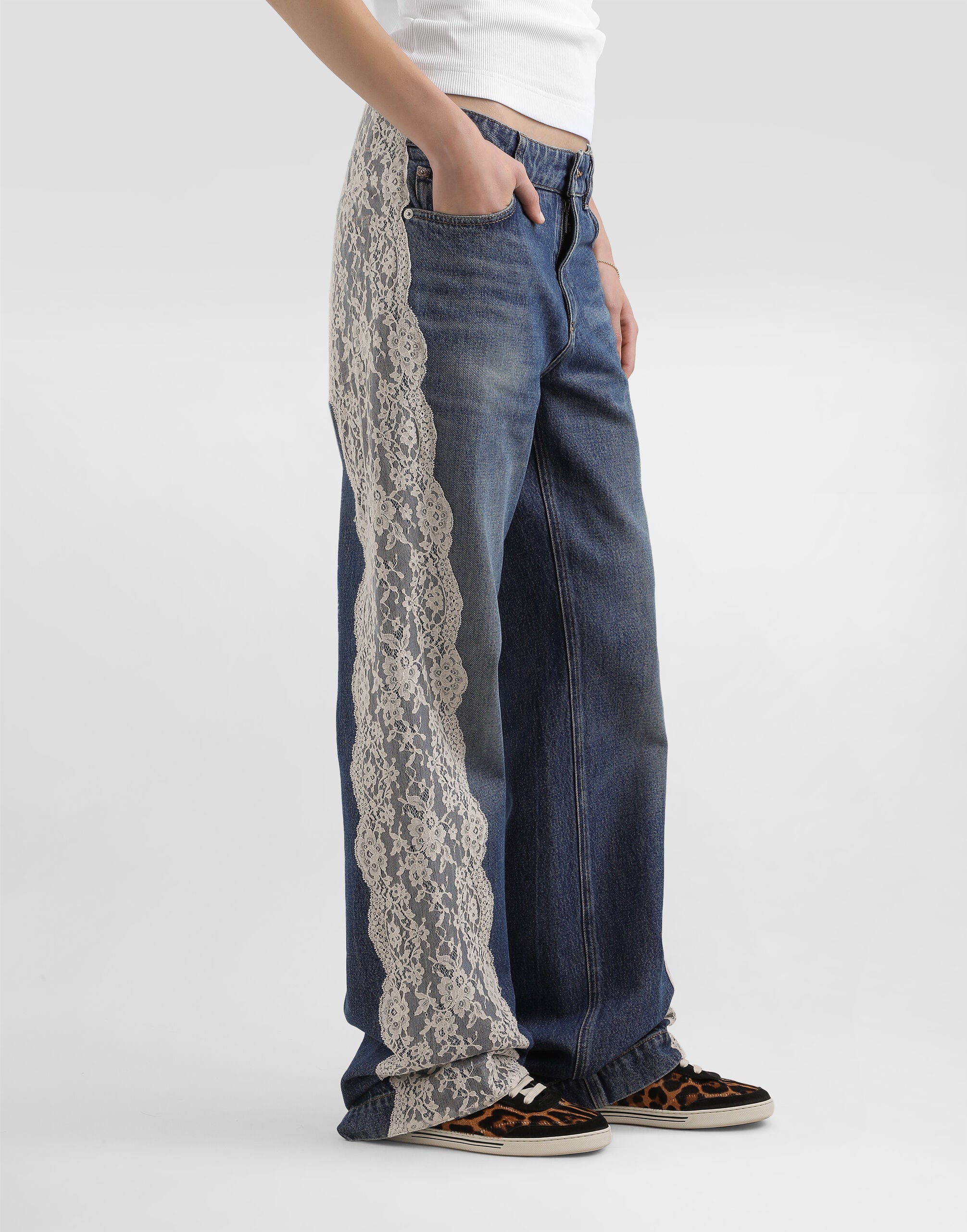 5-pocket denim trousers