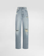 5-pocket denim trousers
