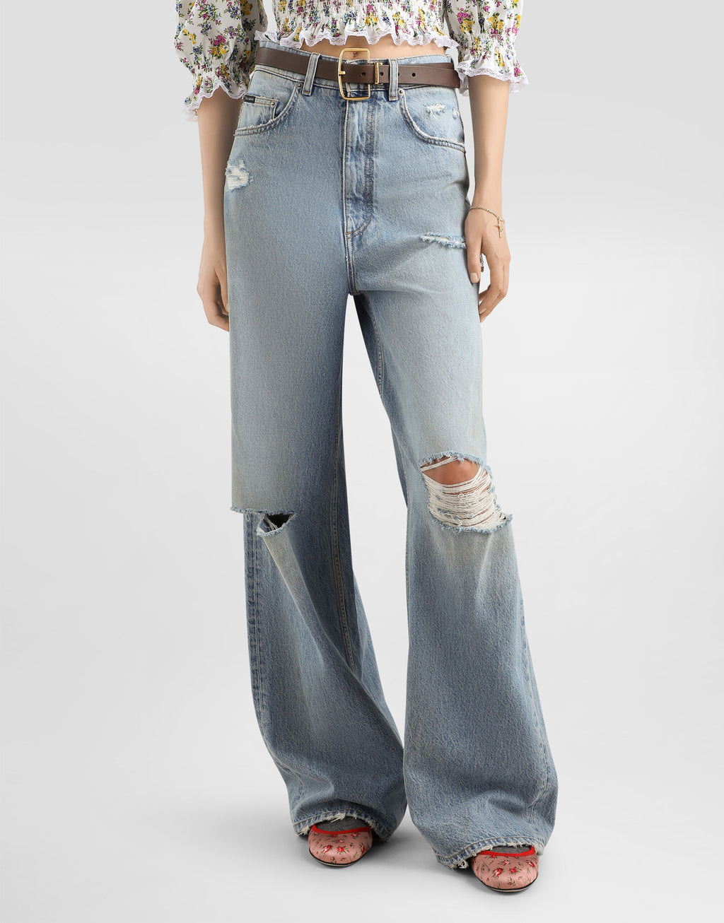 5-pocket denim trousers