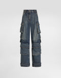 5-pocket denim trousers