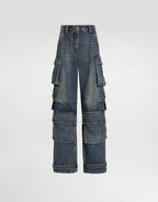 5-pocket denim trousers