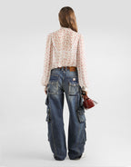 5-pocket denim trousers