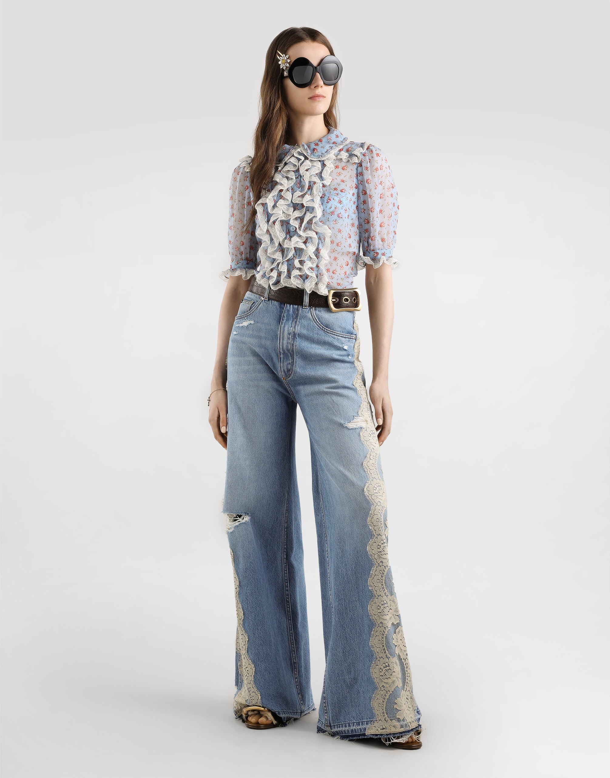 5-pocket denim trousers