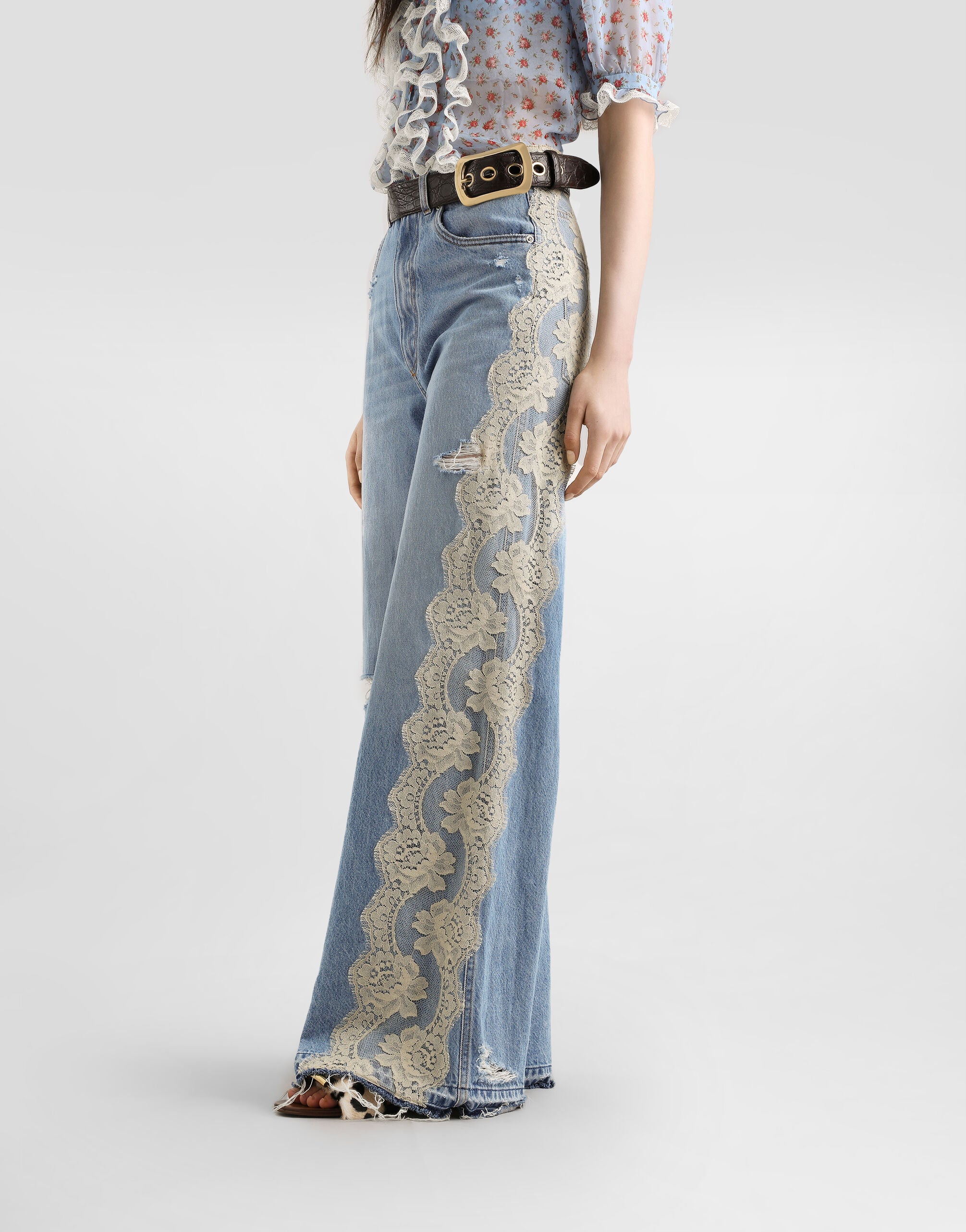 5-pocket denim trousers